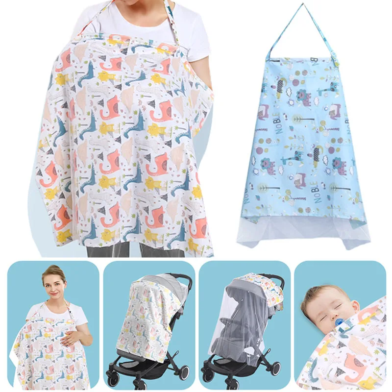 Nursing Cover Breastfeeding - Penutup menyusui 100% katun untuk bayi,