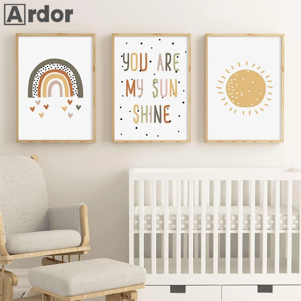 Baby Nursery You Are My Sunshine - Dinding Anak-anak Print You Are My