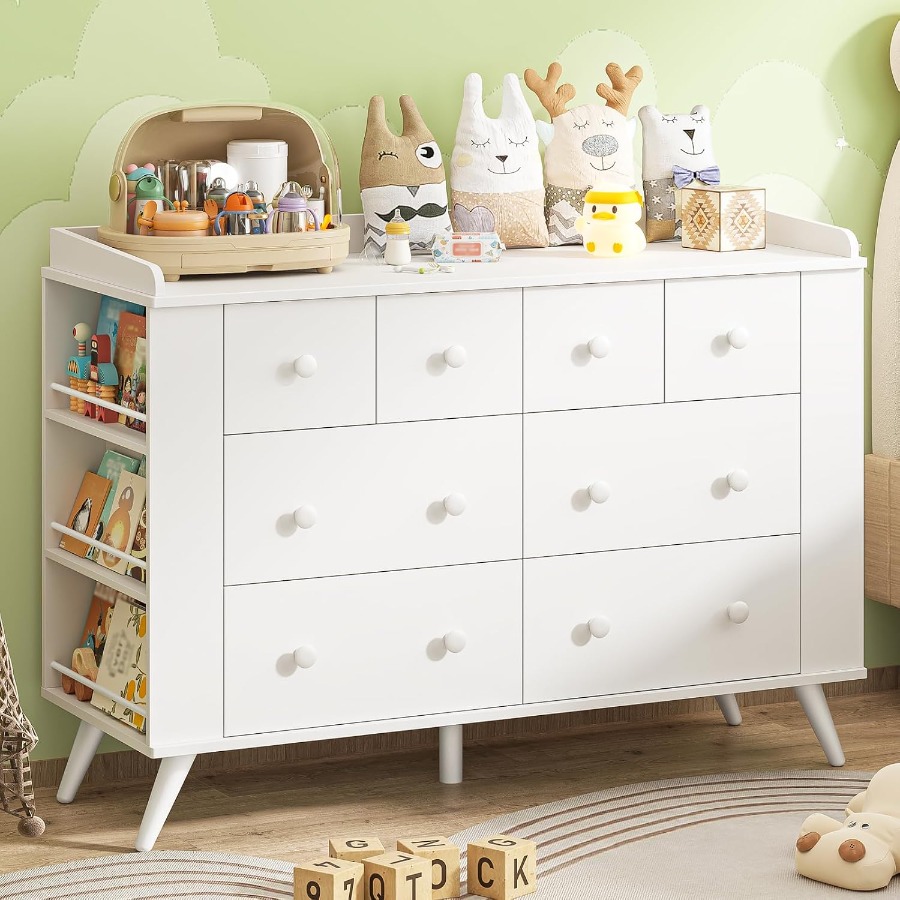 Baby Nursery Drawers - Lemari Pakaian Bayi, Lemari dengan 8