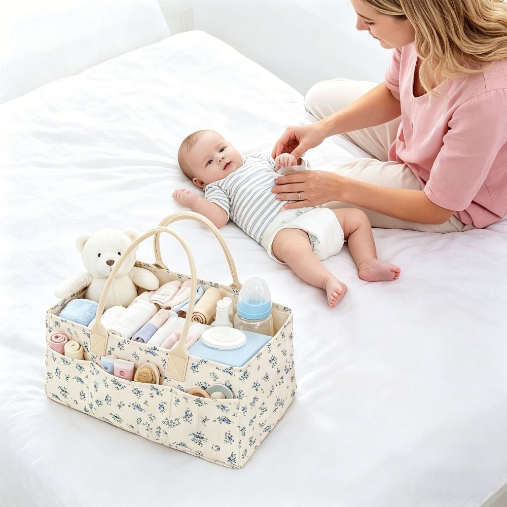 Keranjang Penyimpanan Popok Ba - Baby Nursery Essentials ulasan dan harga