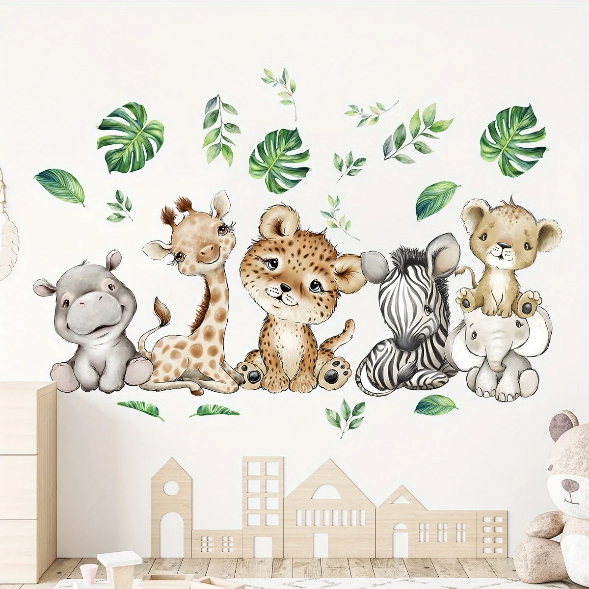 1 buah stiker dinding kartun l - Baby Nursery Vinyl ulasan dan harga