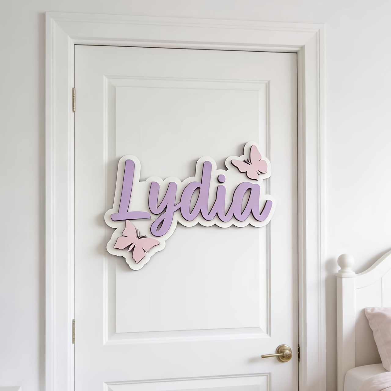 Tanda Kamar Nama Kupu-kupu Bir - Baby Nursery In ulasan dan harga