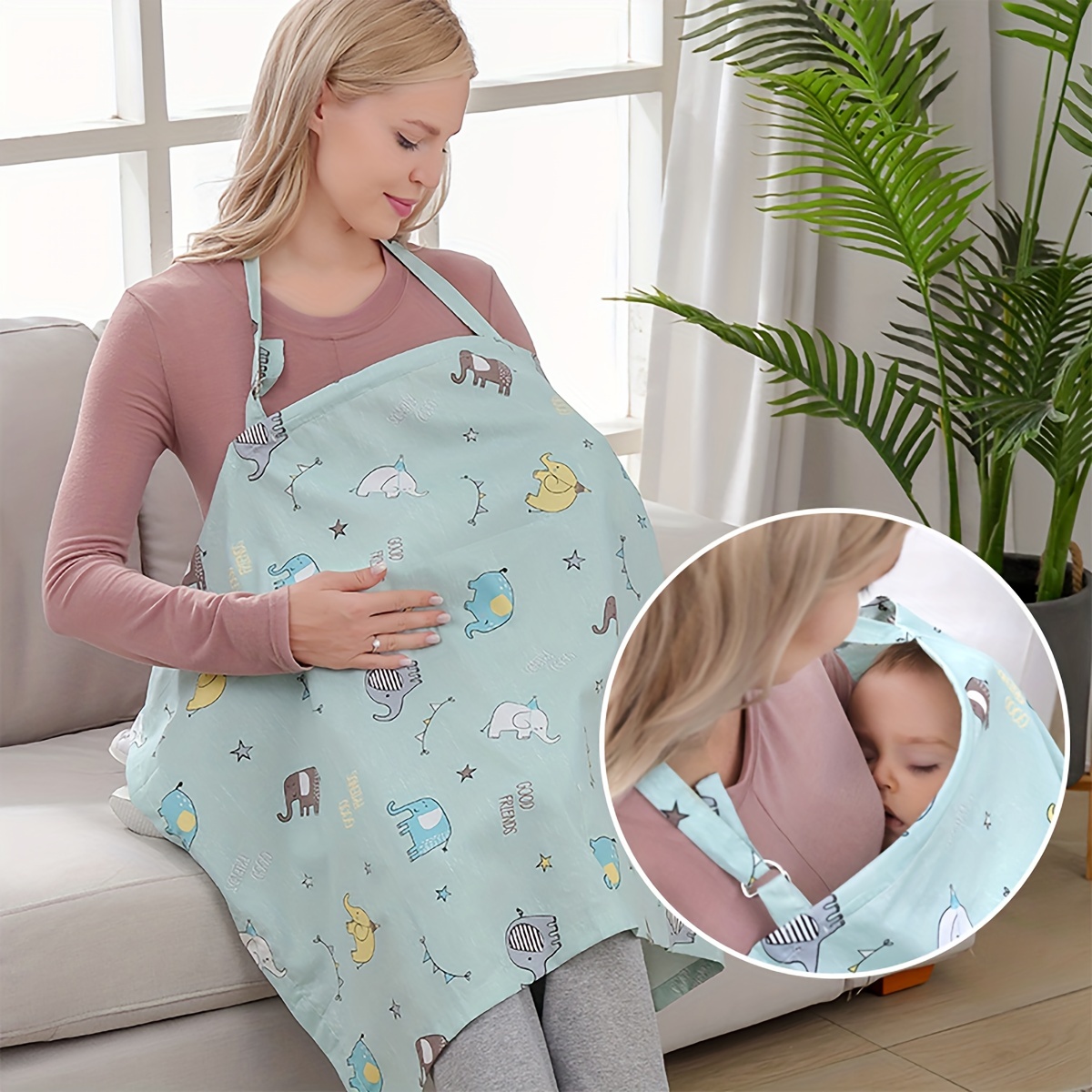 Syal Penutup Menyusui Ibu Hami - Nursing Cover Breastfeeding ulasan dan harga