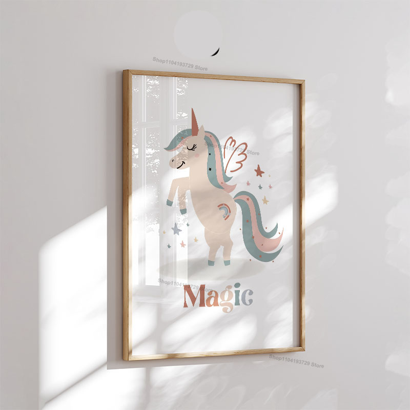 Poster Dinding Seni Kanvas Gam - Baby Nursery Girl ulasan dan harga