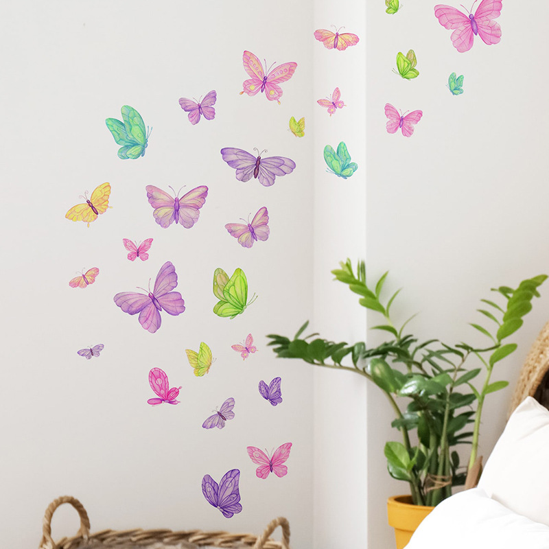 Stiker Dinding Kupu-kupu Roman - Baby Nursery Vinyl ulasan dan harga