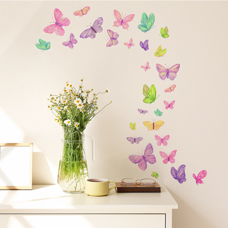 Stiker Dinding Kupu-kupu Roman - Baby Nursery Vinyl ulasan dan harga