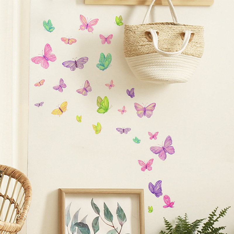 Stiker Dinding Kupu-kupu Roman - Baby Nursery Vinyl ulasan dan harga