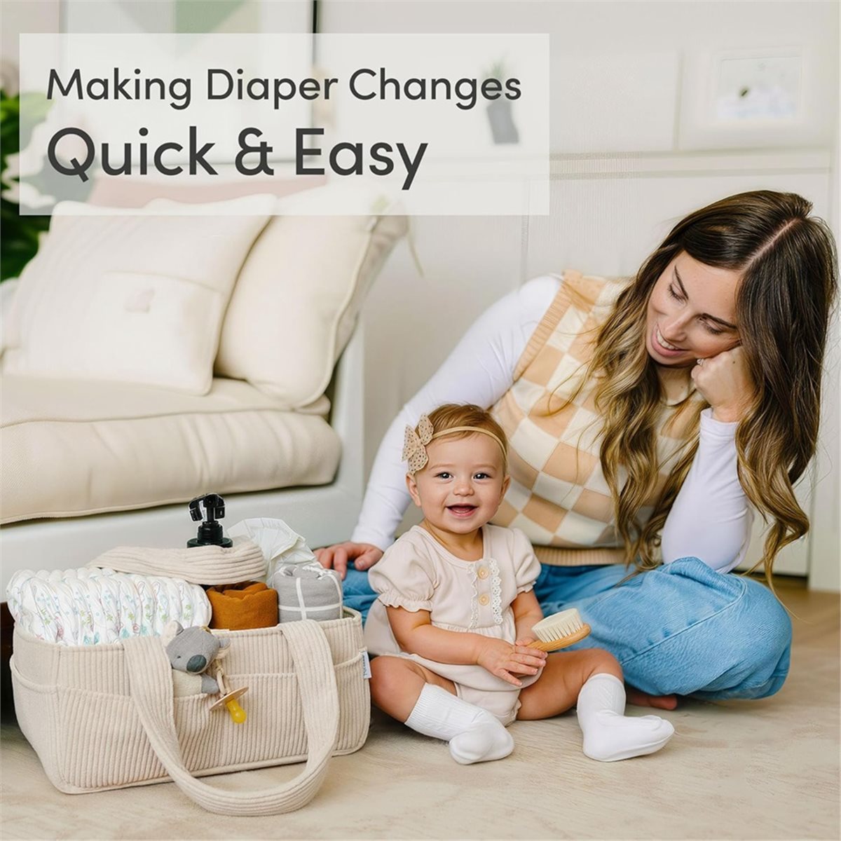 Keranjang Penyimpanan Popok Ba - Baby Nursery Essentials ulasan dan harga