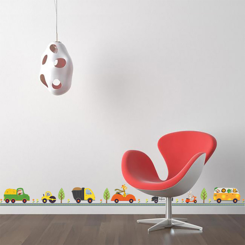 Stiker dinding Mobil binatang  - Baby Nursery Vinyl ulasan dan harga