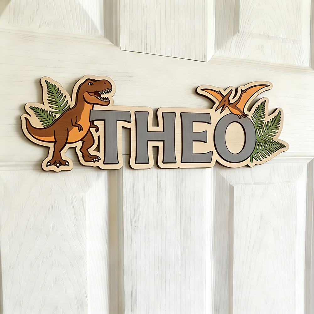 Tanda Nama Dinosaurus yang Dip - Baby Nursery In ulasan dan harga