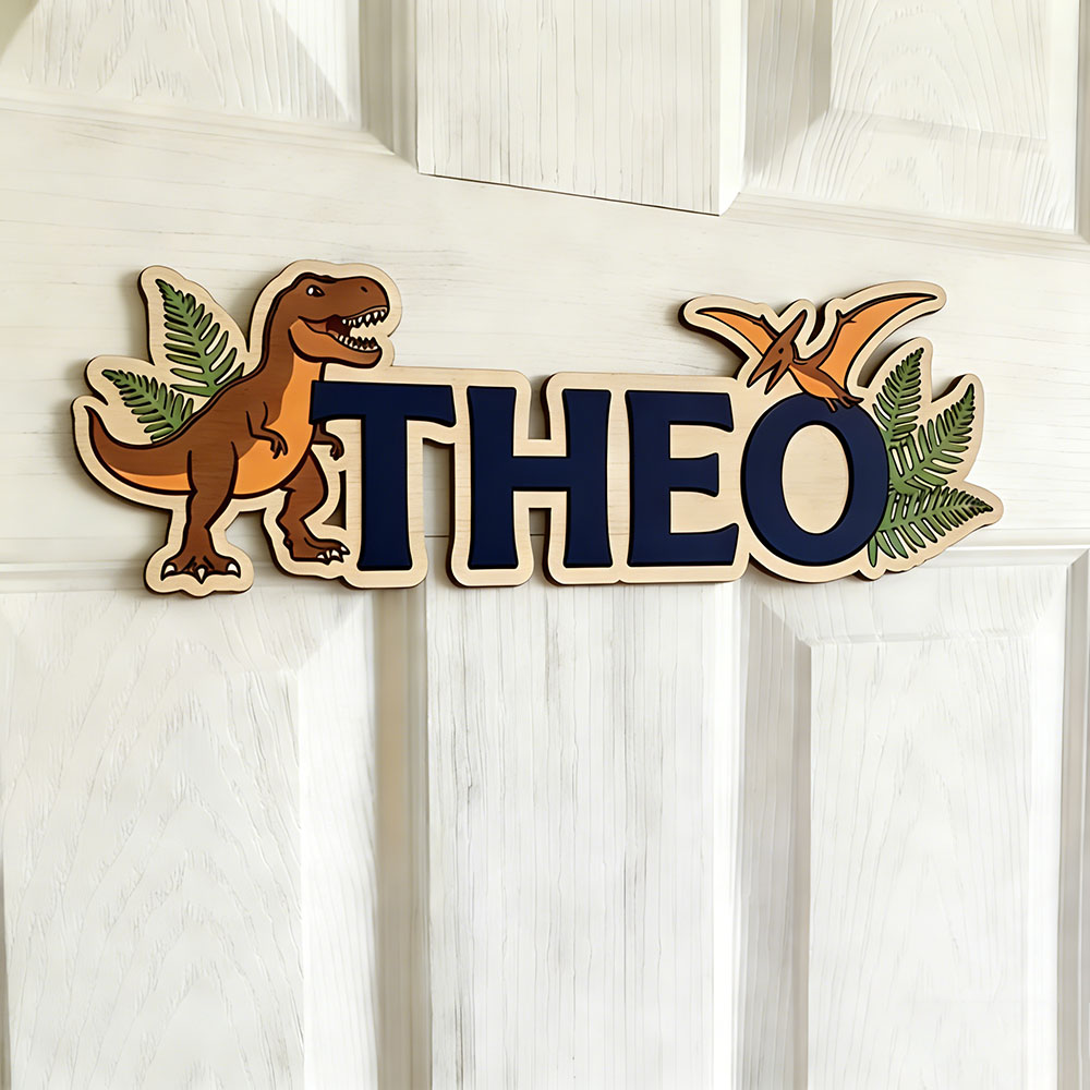 Tanda Nama Dinosaurus yang Dip - Baby Nursery In ulasan dan harga