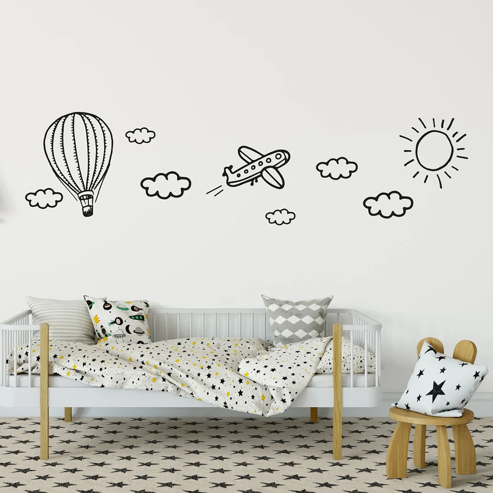 Stiker Dinding Anak-anak Doodl - Baby Nursery Vinyl ulasan dan harga