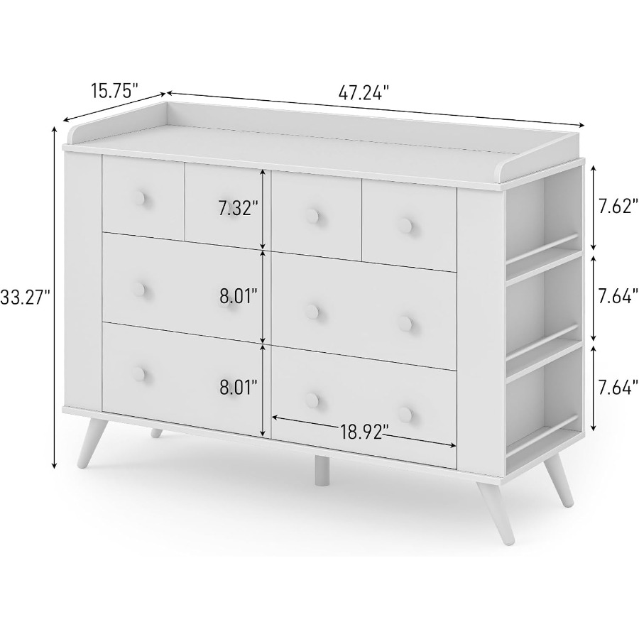 Lemari Pakaian Bayi, Lemari de - Baby Nursery Drawers ulasan dan harga